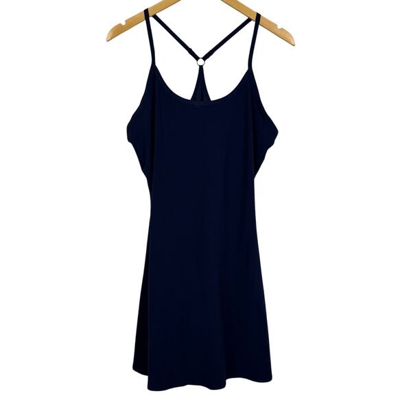 Outdoor Voices The Exercise Navy Built-in Shorts Sporty Golf Tennis Dress Size L - Picture 7 of 13